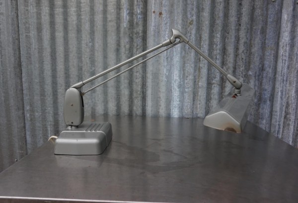 vintage Dazor M-270 Magnifier jeweler Industrial Desk Lamp Floating architects watch repair bureaulamp vergrootlamp USA-09